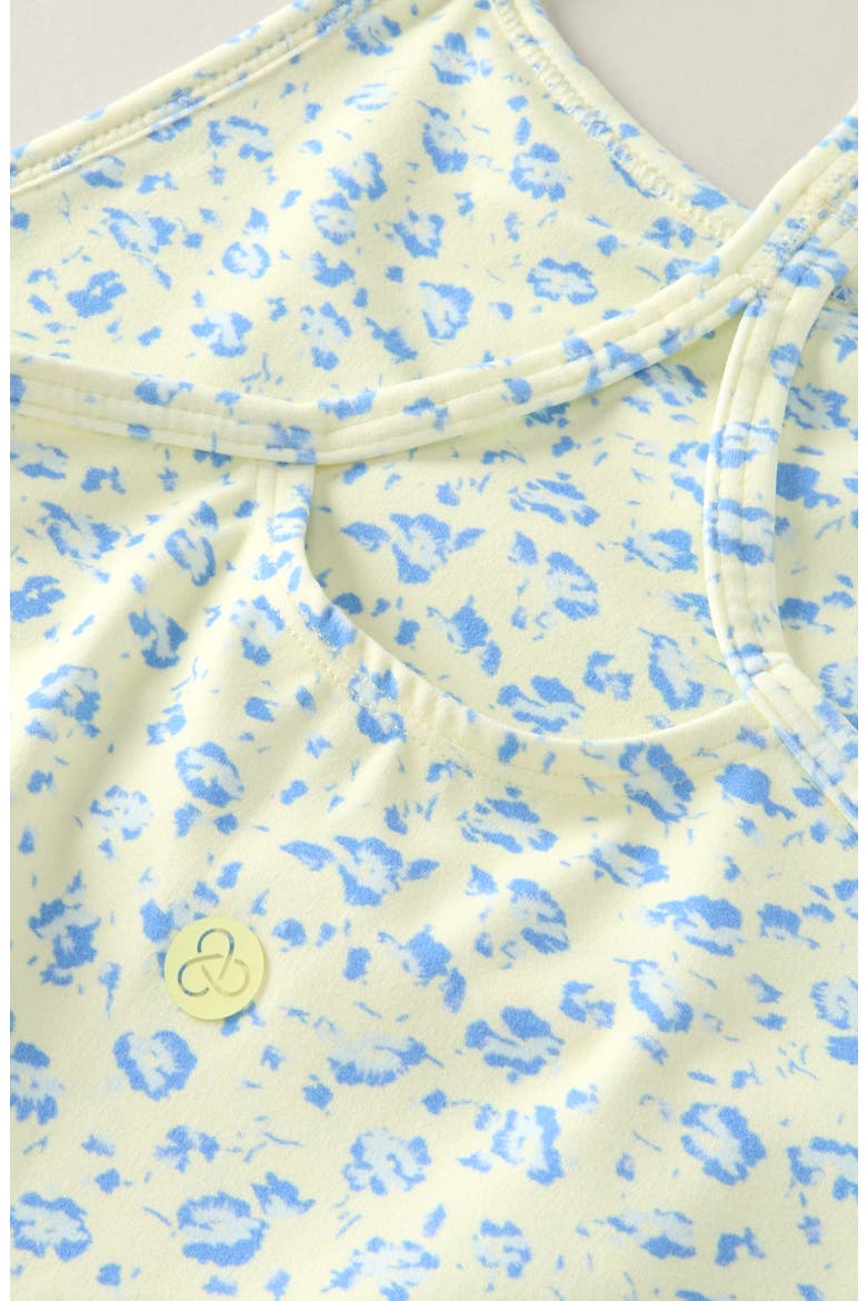 Kids' Ace Racerback Tank, Alternate, color, YELLOW FROST MAGGIE FLORAL