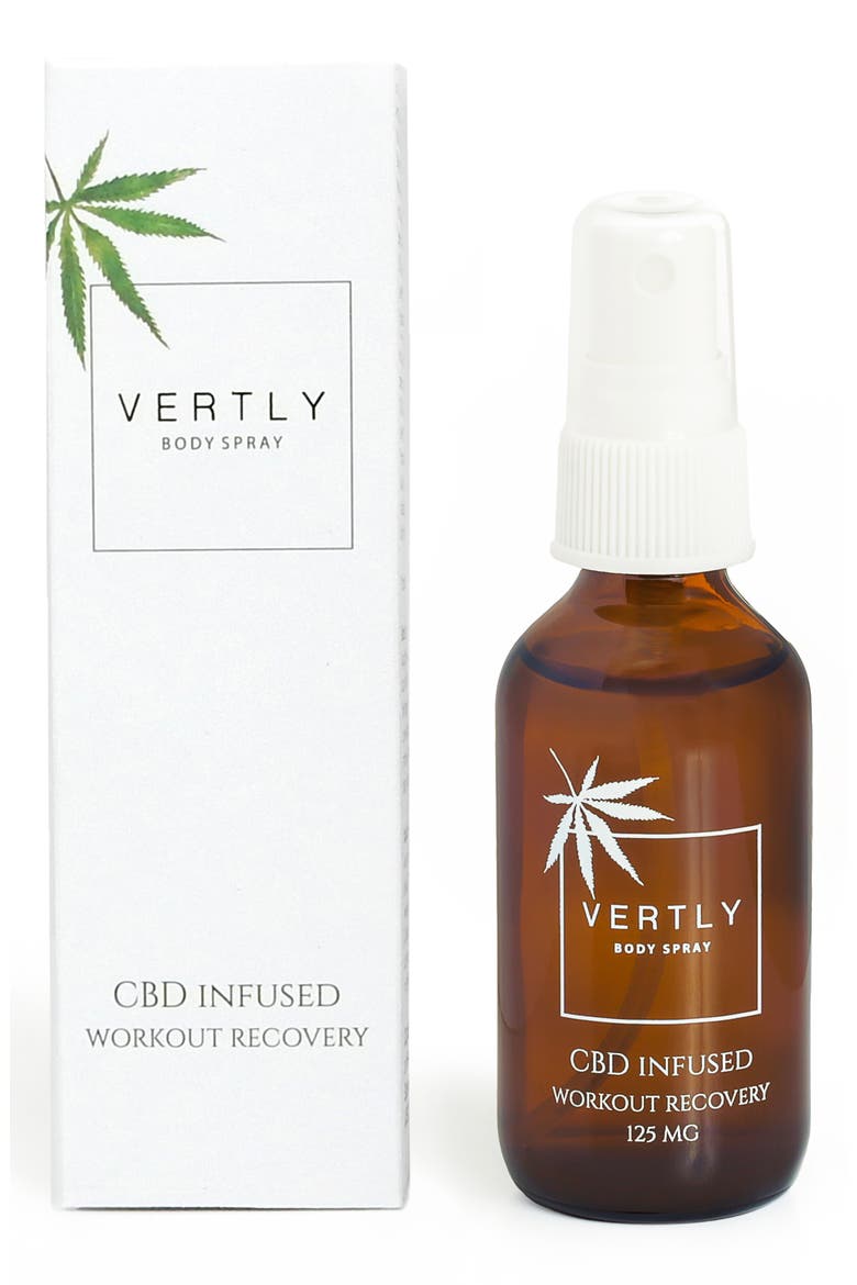 CBD Infused Workout Recovery Body Spray, Main, color, NO COLOR