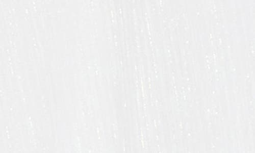 Area Stars Metallic Drawstring Waist Poncho In White