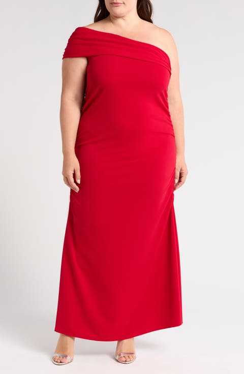 One-Shoulder Maxi Dress