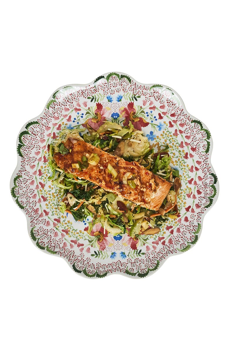 Juliska Sofia Dinner Plate, Alternate, color, Multi Pink