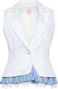 Cinq à Sept Jessie Ruffle Hem Vest
