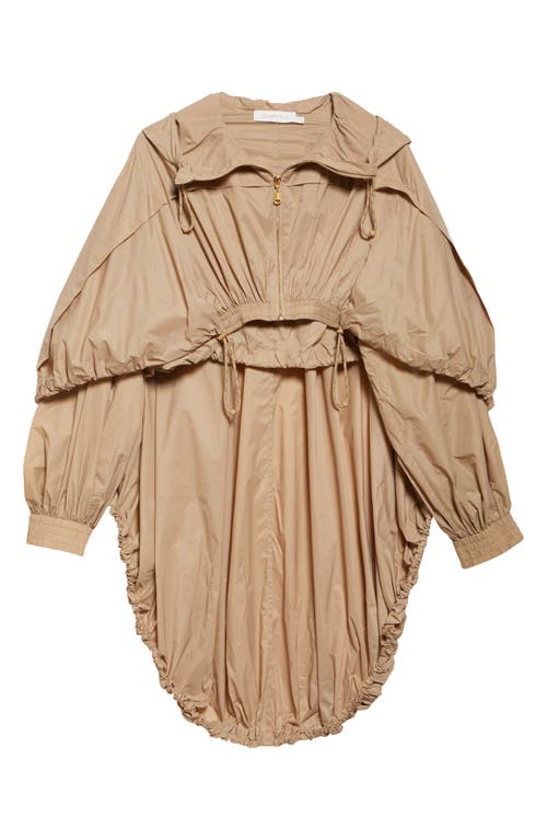 Zimmermann Dawning Parachute Jacket In Taupe