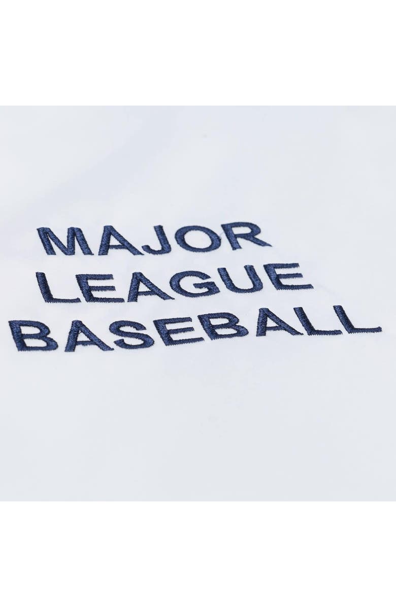 Mitchell & Ness Men's Mitchell & Ness White New York Yankees Cooperstown Collection Arctic Lightweight Satin Full-Snap Jacket, Alternate, color, White