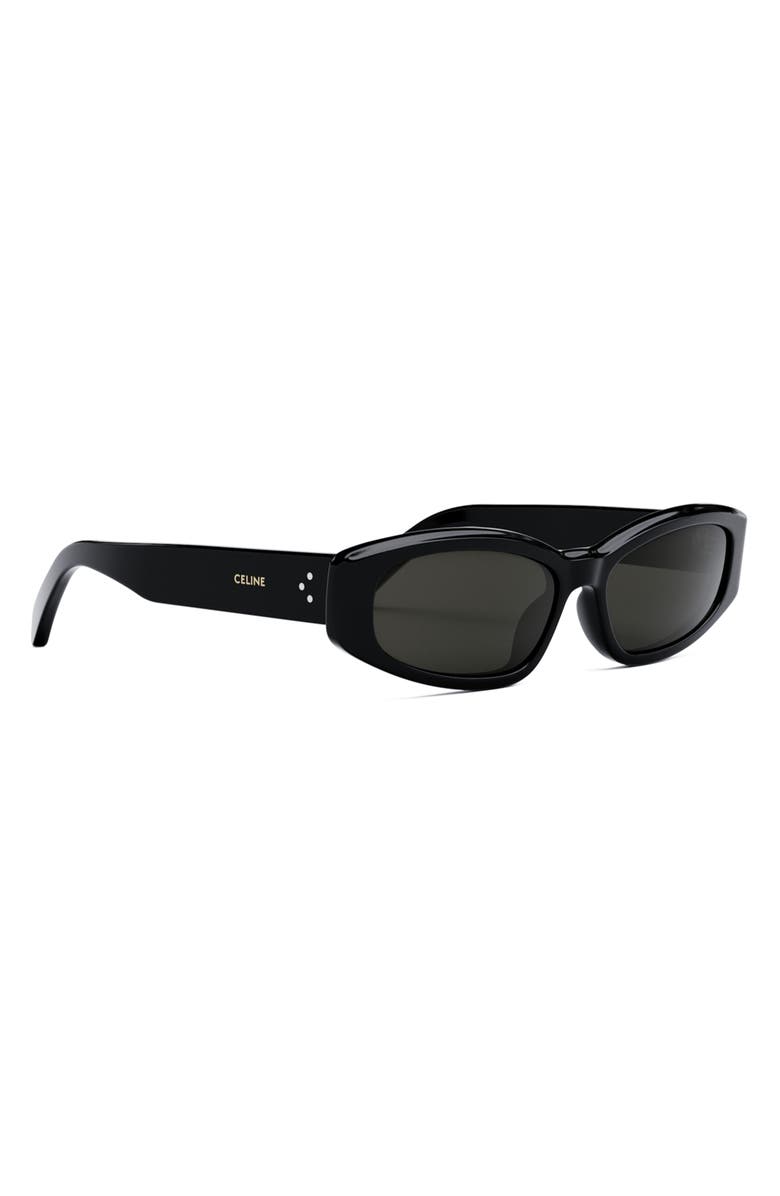 CELINE Bold 58mm Rectangular Sunglasses, Alternate, color,