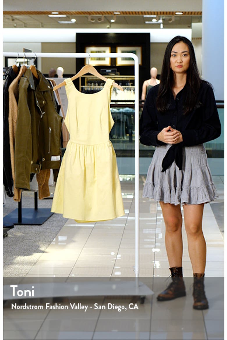 Open Elastic Back Minidress video