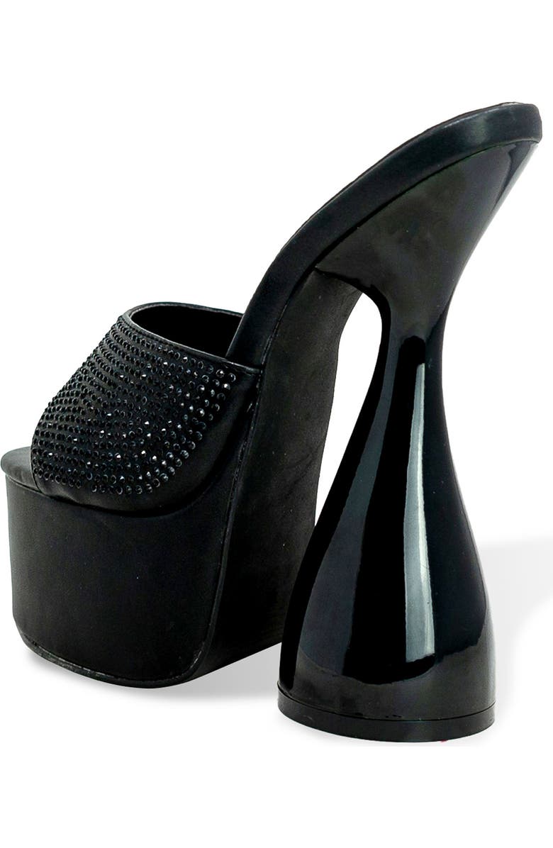 CHASE AND CHLOE Miranda Rhinestone Platform Sandal, Alternate, color,