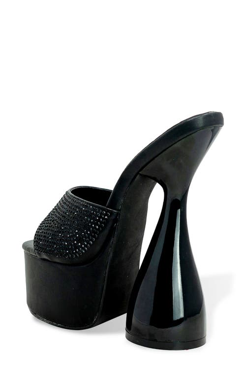 Chase & Chloe Chase And Chloe Miranda Rhinestone Platform Sandal