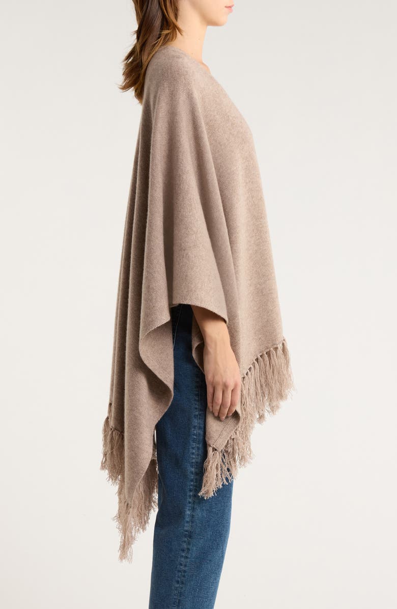 Chan Luu Wool & Cashmere Ruana, Alternate, color, Sand