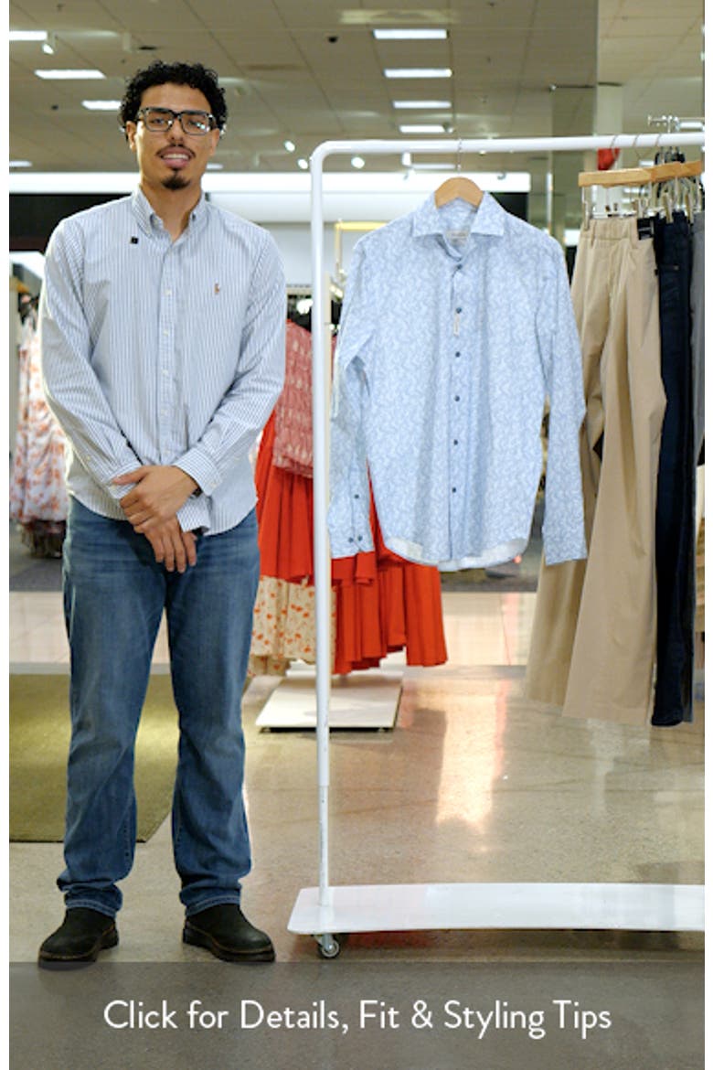 Devon OoohCotton® Floral Button-Up Shirt video