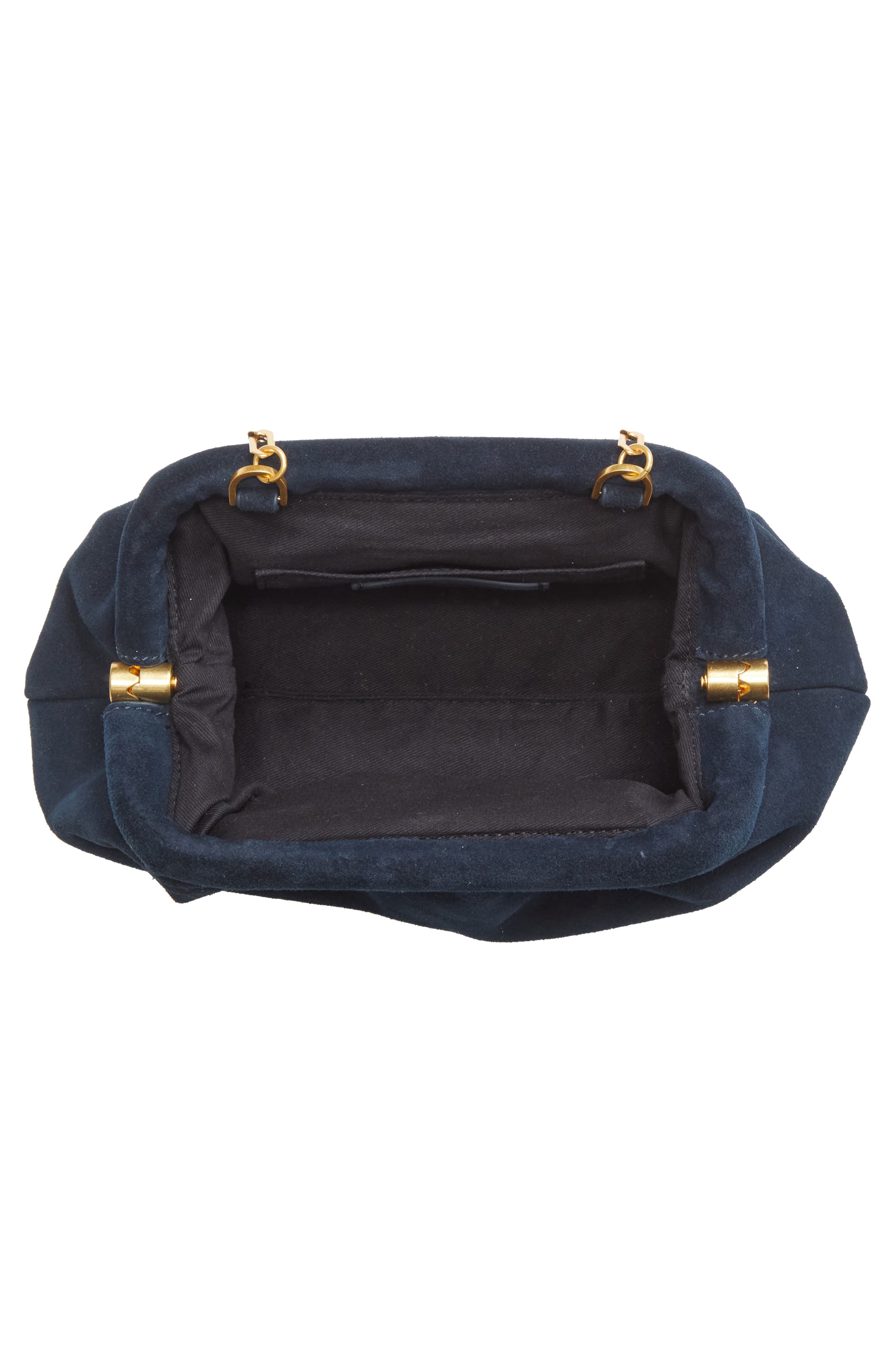 Mia Suede Frame Clutch, Alternate, color, TEAL