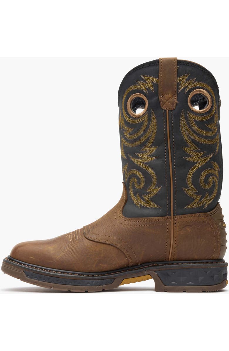 Georgia Boot Carbotec Lt Waterproof Pullon Work Boot, Alternate, color, Black And Brown