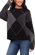 Karen Kane Argyle Sweater