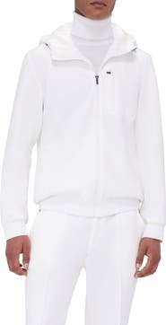 Bugatchi Hooded Long Sleeve Knit Top