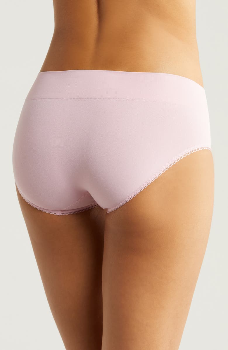 Wacoal Feeling Flexible Hipster Briefs, Alternate, color, Pink Nectar