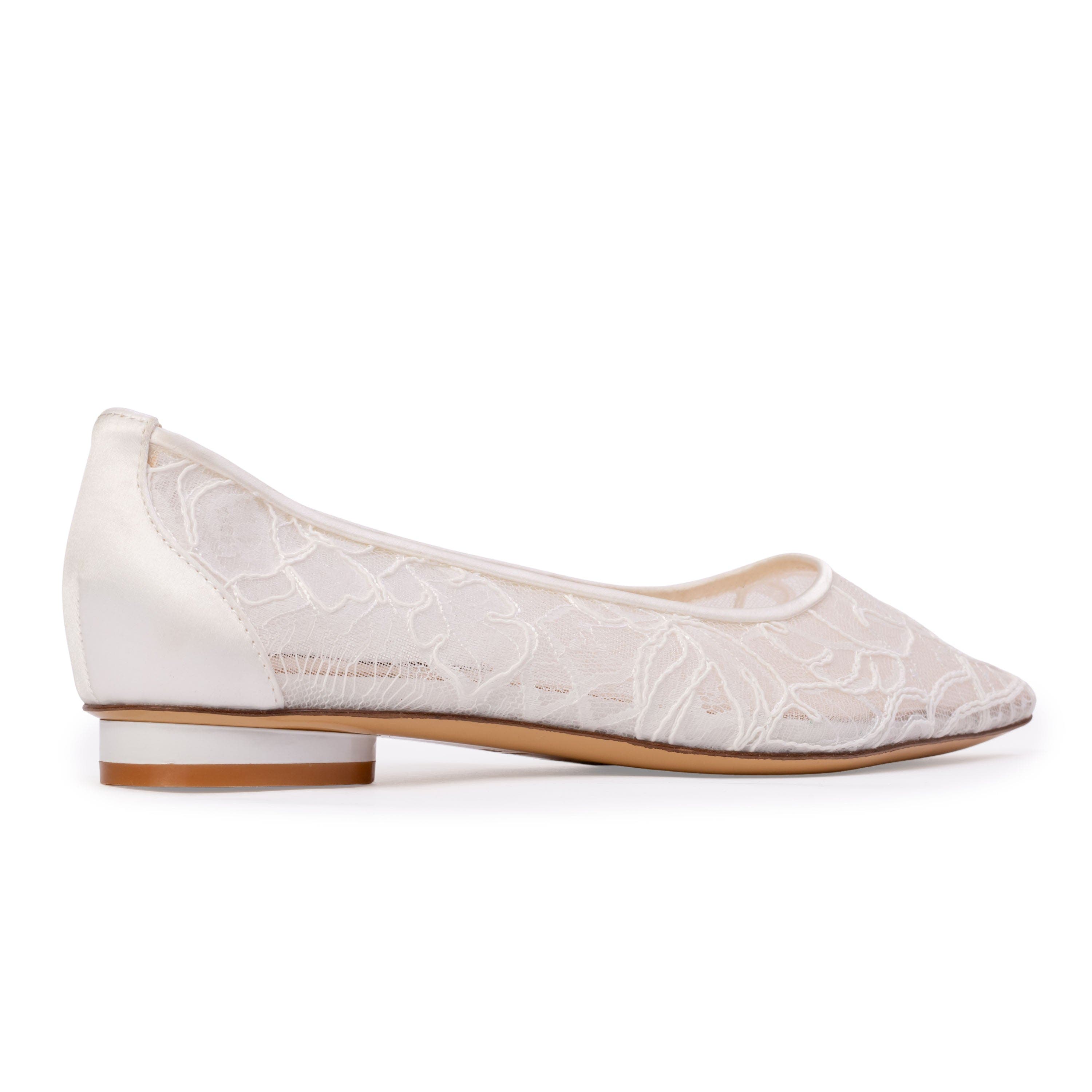 Jolie Flat, Alternate, color, White Lace
