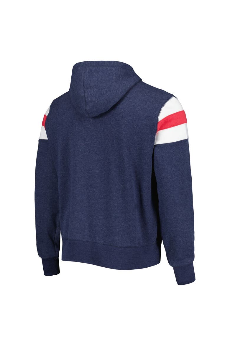 Men's '47 Heathered Navy Houston Texans Premier Nico Pullover Hoodie, Alternate, color, Navy