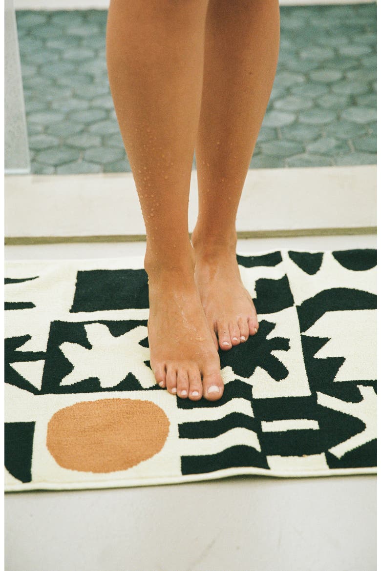 Upton Bath Mat, Alternate, color, BLACK