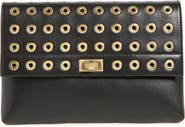 Anya Hindmarch Valorie Eyelet Leather Clutch