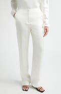 TOTEME Easy Raw Edge Straight Leg Pants
