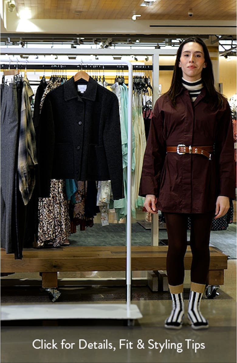 Wool Blend Short Jacket, sales video thumbnail