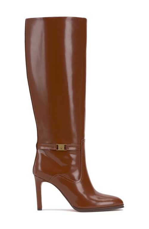 Vince Camuto Vcskylie Womens Zipper Man Made Over-the-knee Boots In Whiskey