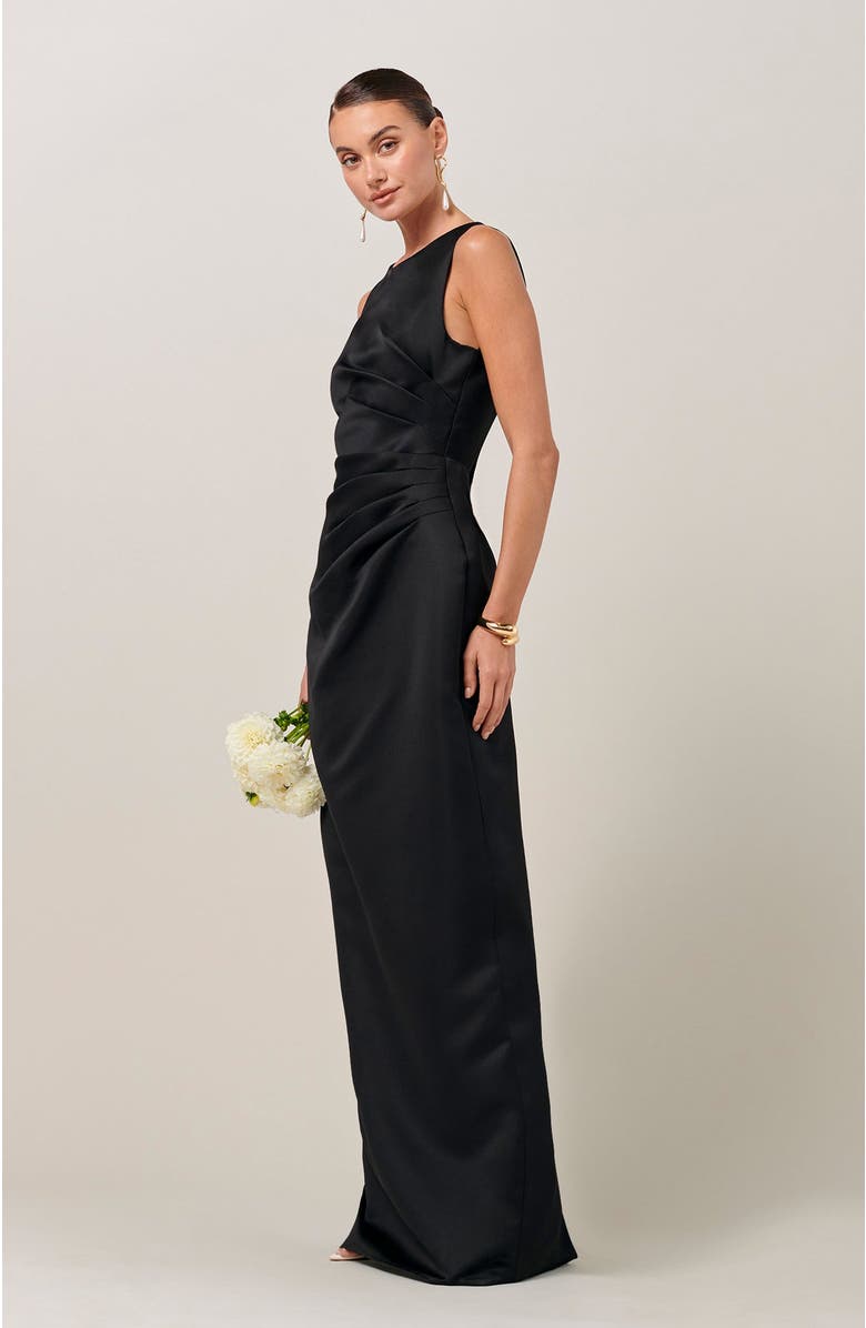 BWLDR Estrella Gown, Alternate, color, Black