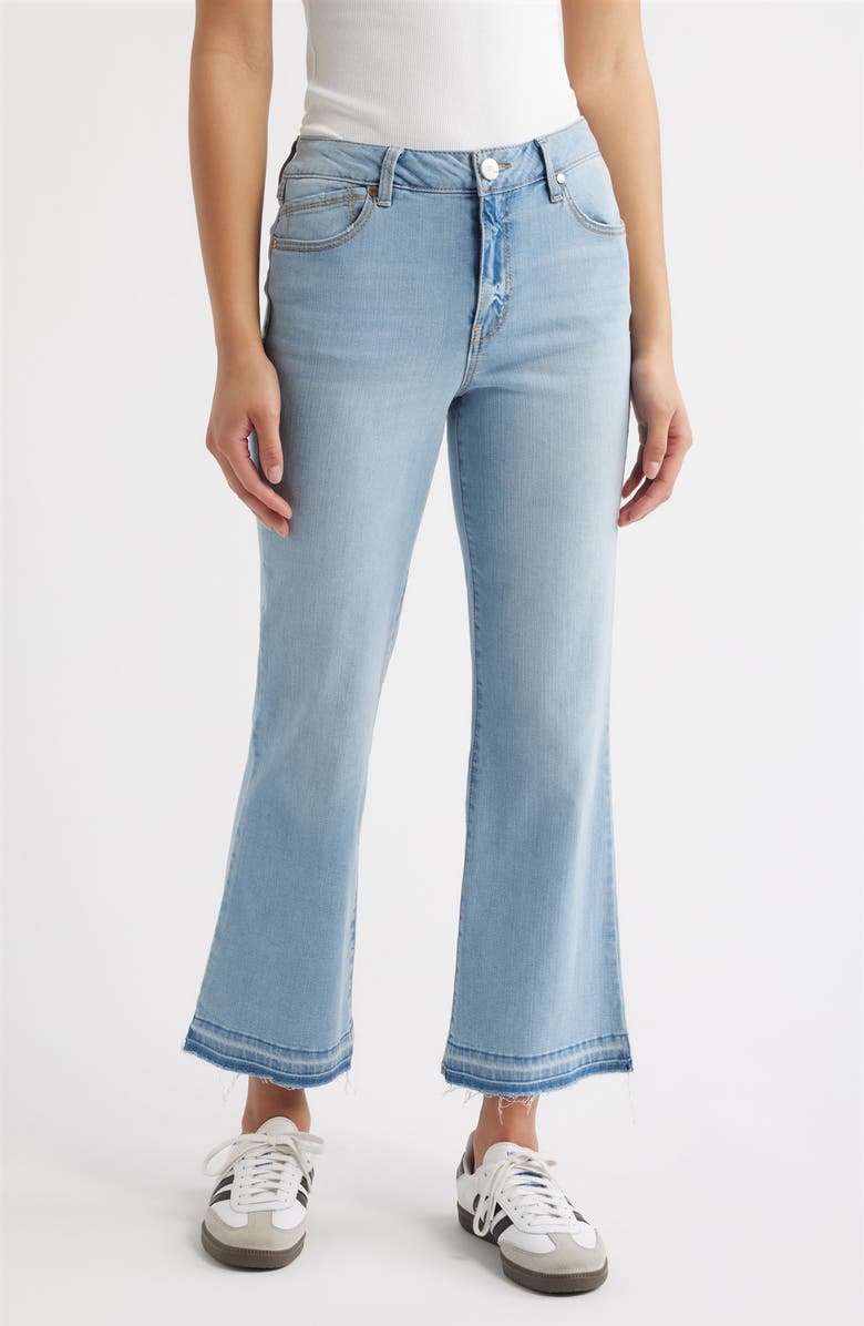 1822 Denim Release Hem High Waist Demi Bootcut Jeans, Main, color, Harmony