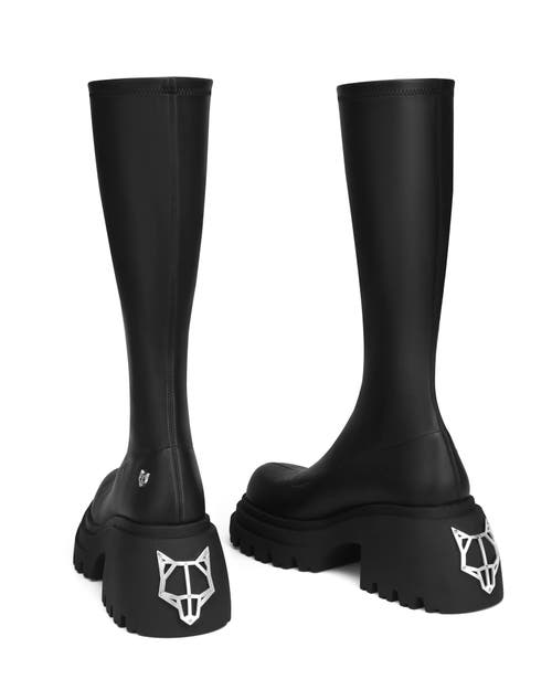 Naked Wolfe Scar Stretch Platform Boot In Multi