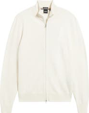 BOSS Balonso Virgin Wool Zip-Up Jacket