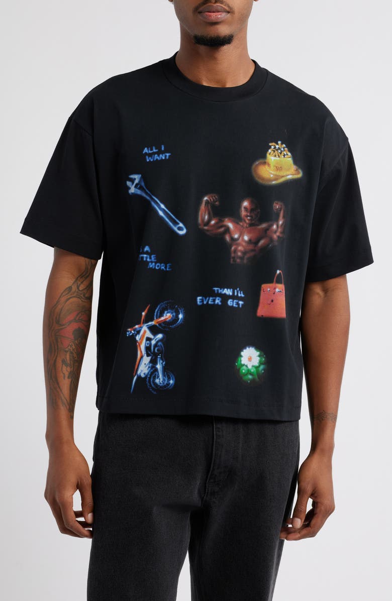 JUNGLES Objects of Desire Oversize Graphic T-Shirt, Main, color, 