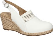EASY STREET Aloha Slingback Espadrille Wedge Pump