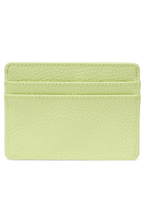 HERSCHEL SUPPLY CO HERSCHEL SUPPLY CO. CHARLIE RFID FAUX LEATHER CARD HOLDER