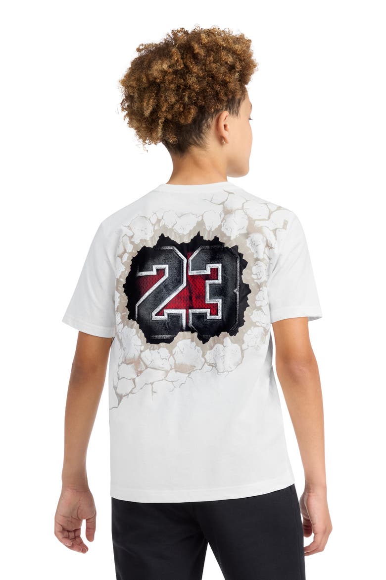 Kids' Jersey Breakthrough Graphic T-Shirt, Alternate, color, SAIL