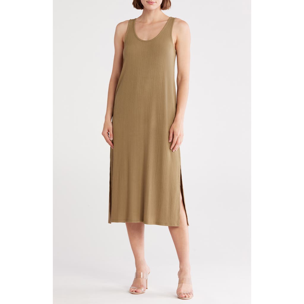 Nordstrom Rack Tranquility Rib Tank Nightgown In Green