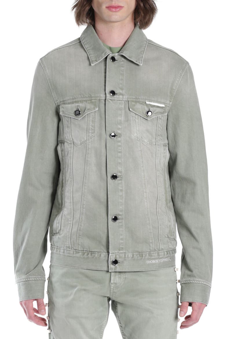 Nonstretch Denim Jacket, Main, color, ASPEN