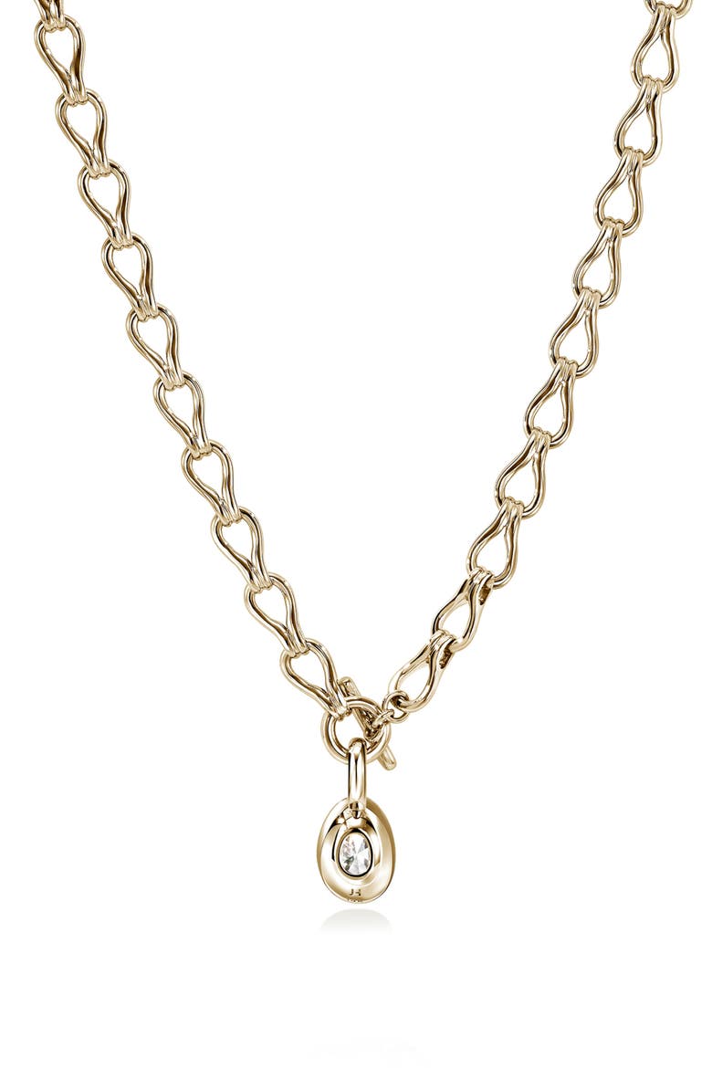 JH Lovestruck™ Link Necklace, 14K Gold, Lab-Grown Diamond, Alternate, color, GOLD