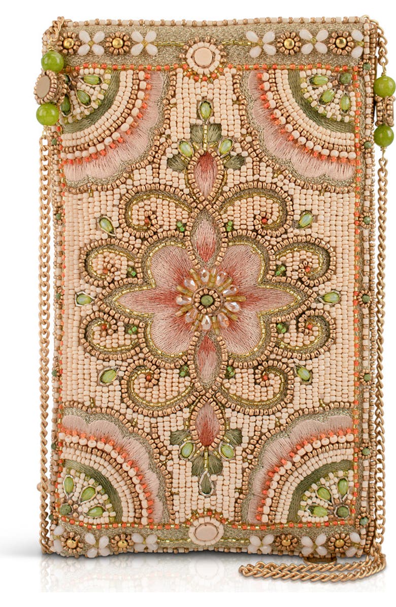 Mary Frances Accessories Gentle Touch Crossbody Phone Bag, Main, color,