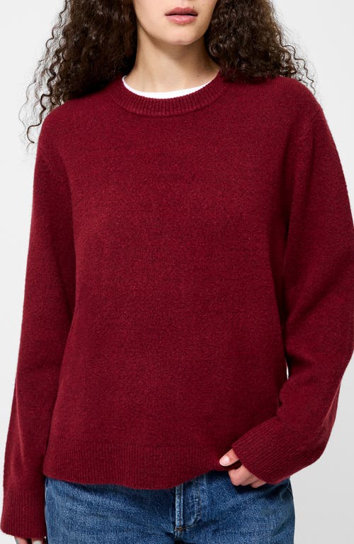 French Connection Emilia Crewneck Sweater In Red