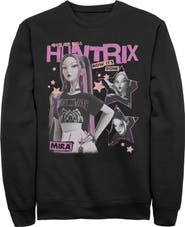 KPop Demon Hunters Men's Pop Star Huntrix Mira Long Sleeve Crewneck Sweatshirt