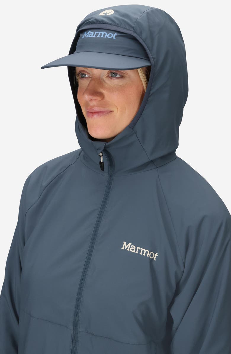 Marmot Aerothermal Hooded Jacket, Alternate, color, Thunderhead