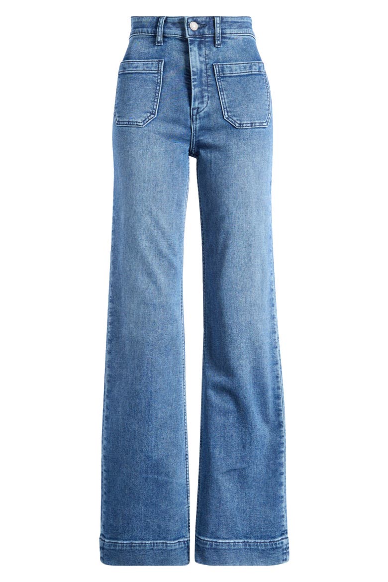 Stretch Terry Wide Leg Pants, Alternate, color, RIVERTON