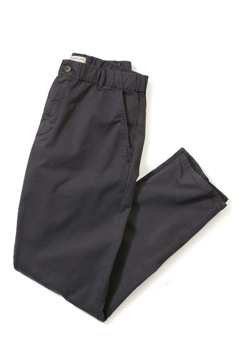 Saturday Slim Straight Chinos, Alternate, color, WASHED BLACK