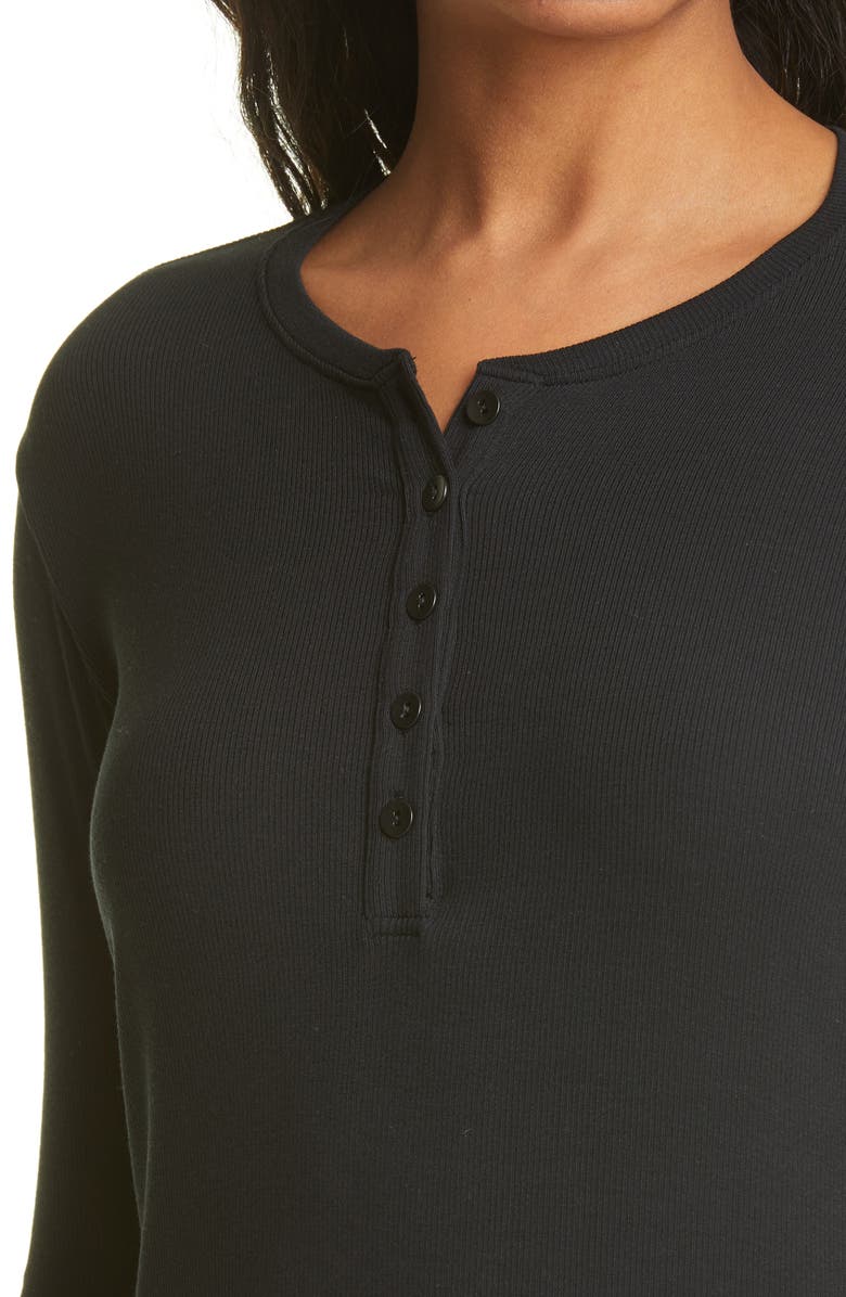L'AGENCE Faith Long Sleeve Henley, Alternate, color, 