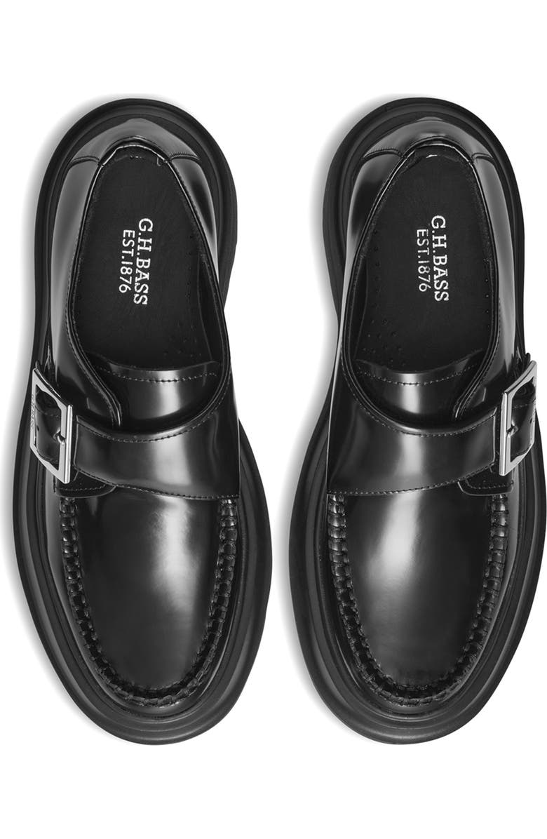 G.H.BASS Monk Strap Platform Shoe, Alternate, color,