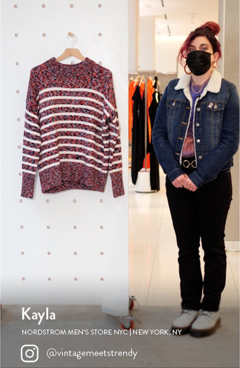 Marin Stripe Wool & Cashmere Sweater, sales video thumbnail