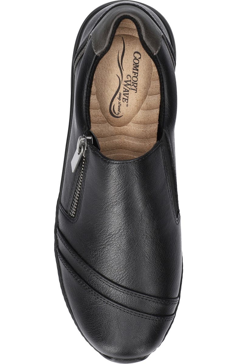 EASY STREET Karol Zip Sneaker, Alternate, color, Black/Grey