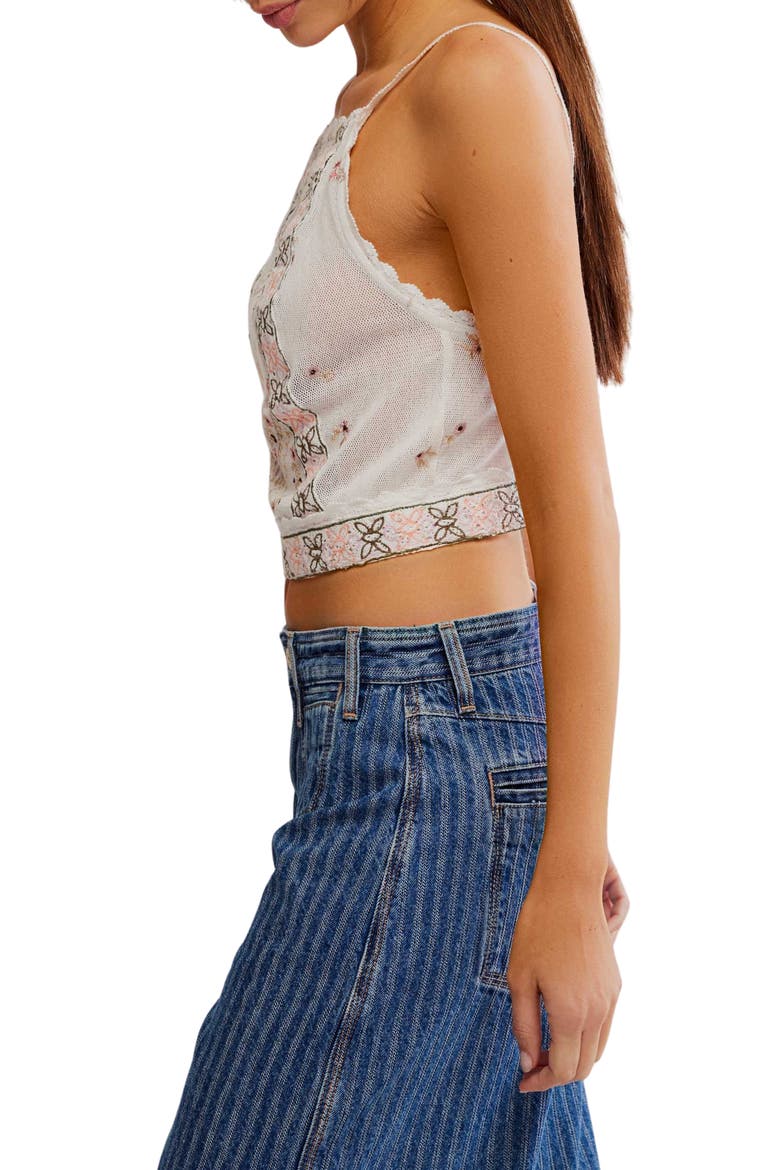 Garden Party Apron Back Top, Alternate, color, IVORY