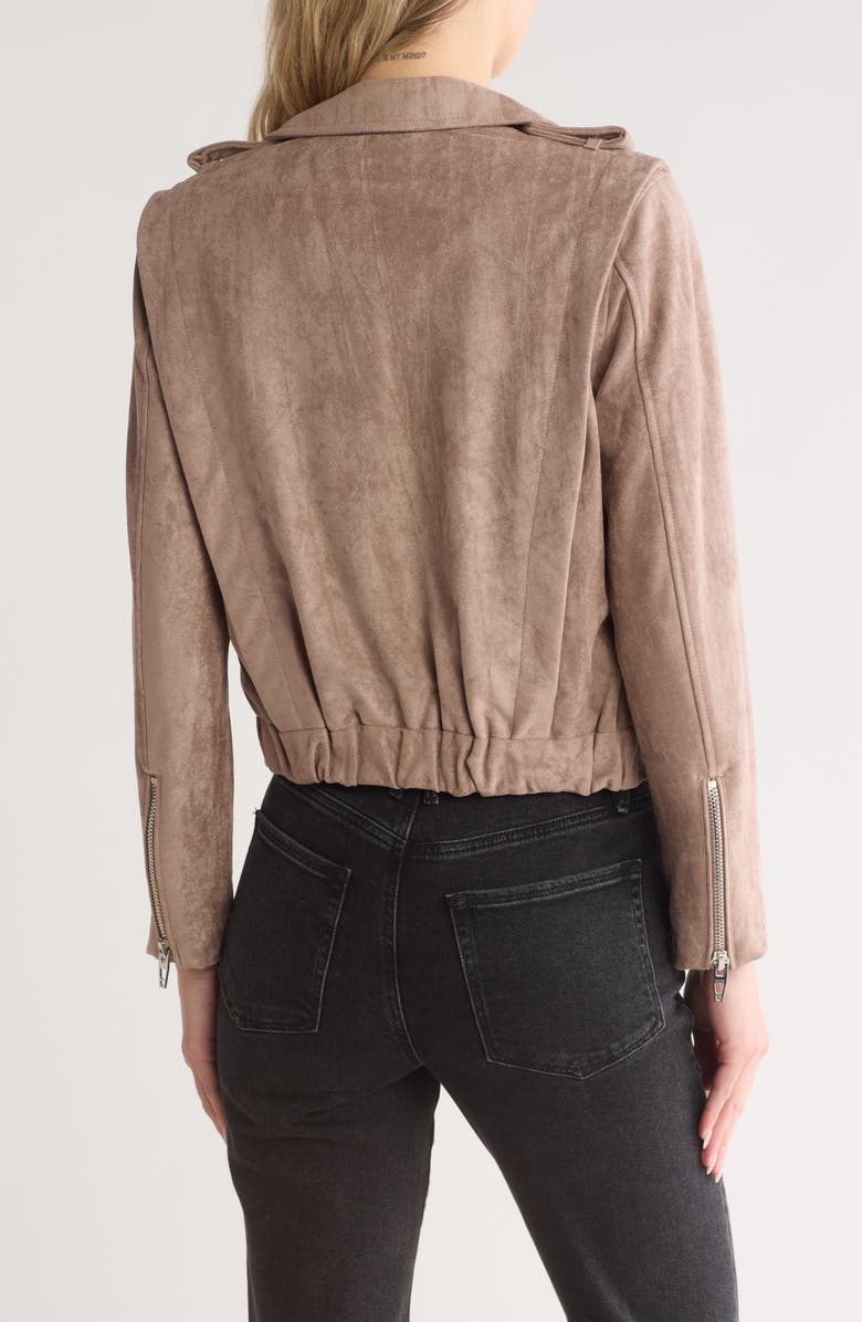 BLANKNYC Faux Suede Moto Jacket, Alternate, color,