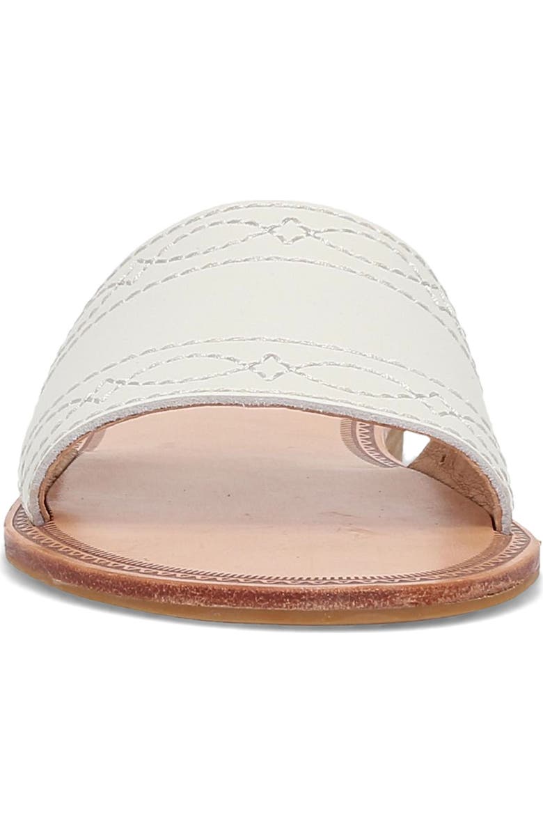 Frye Ava Slide Sandal, Alternate, color, White